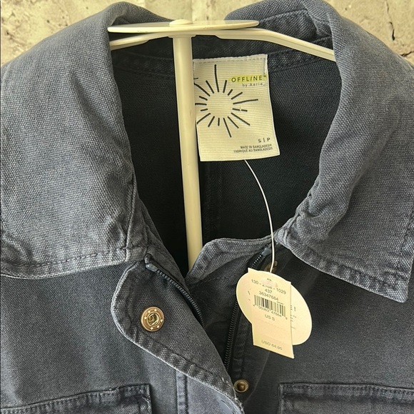 Sleeveless Blue Utility Vest - Picture 4 of 10